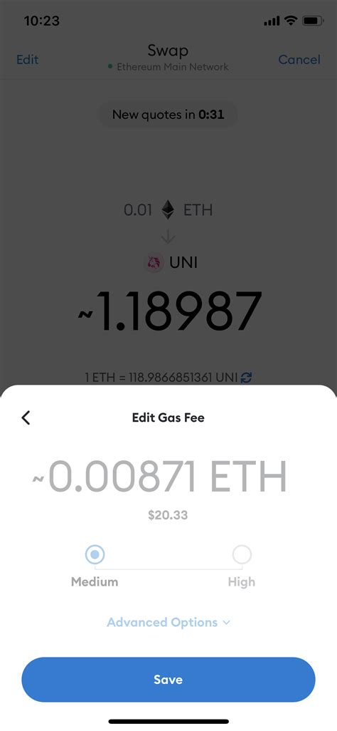 Metamask: Minting gas price too high
